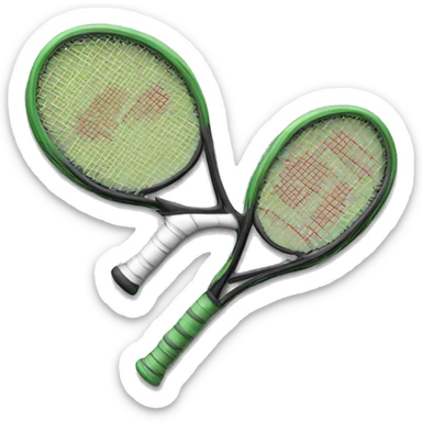 Tennis raquet sticker