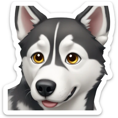 Siberiano Husky sticker