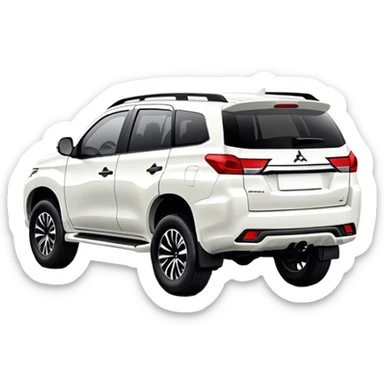 Mitsubishi Pajero sport - Mitsubishi (Model Year: 2021) (Iconic colour: White) sticker