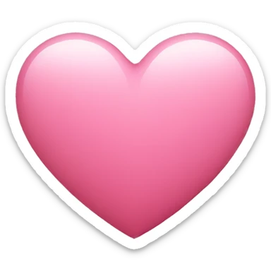 Pink heart sticker