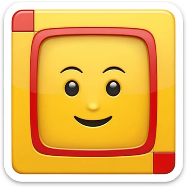 abstract representation of Tenacity in emoji style, mosaic of squares as main shapes, bold lines, energetic composition sticker