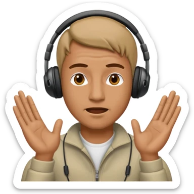 radio guy swearing sticker