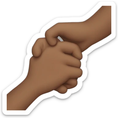 firends hold around eachother sticker