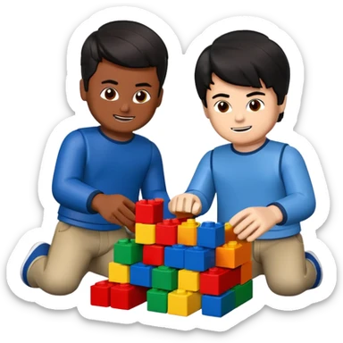 2 boy Lego sets and all I need to know about this game are they all black brown sticker