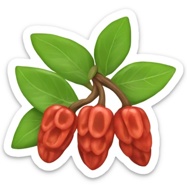 a handful of Goji Berries sticker