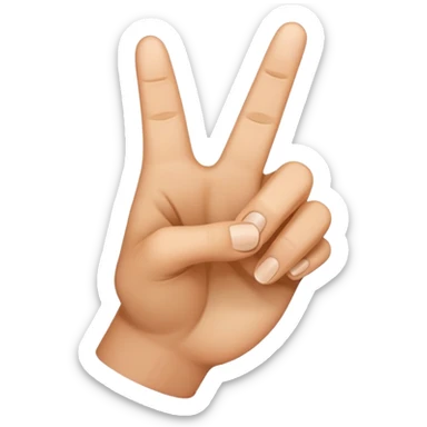 two last fingers sticker