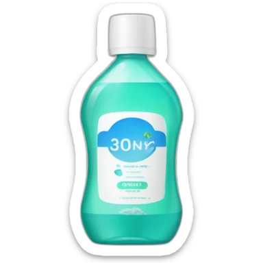 mouthwash sticker