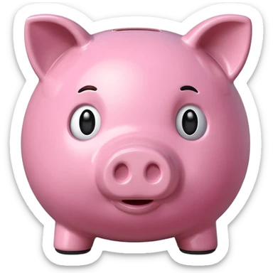 Piggy bank sticker