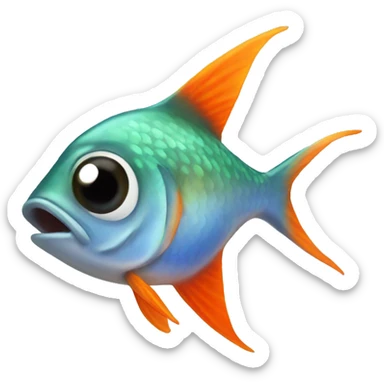 tetra fish sticker