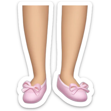 chausson ballerine isotoner sticker