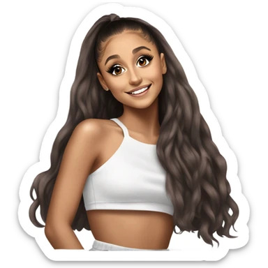 Hyper Realism Ariana Grande photo  sticker