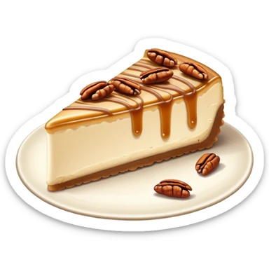 Praline cheesecake slice  sticker