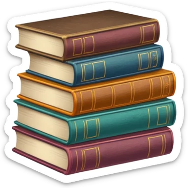 libros aesthetic de colores sticker
