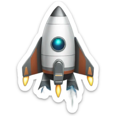 Rocket galaxy guardian sticker
