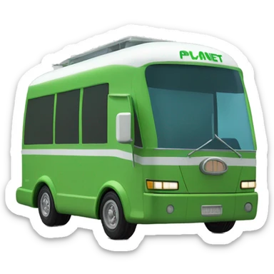 Planet Express wide-fender Papercraft long step-van  sticker