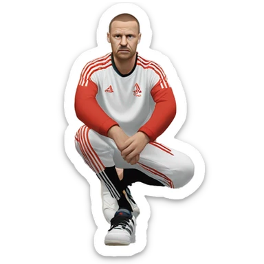 Slav squat adidas hooligan sticker