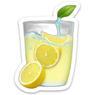 hydration boost with lemon sticker