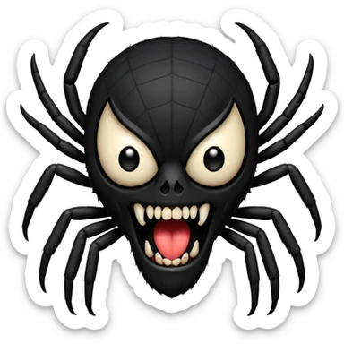 Groom spider sticker