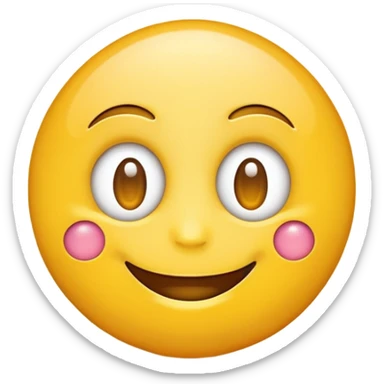 Smiling emoji with star eyes sticker