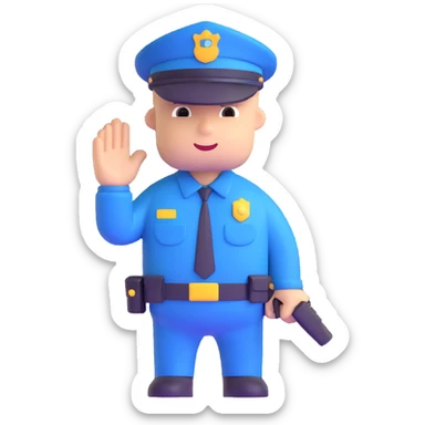 policeman sticker