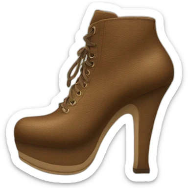 Zapato de mujer gigante  sticker