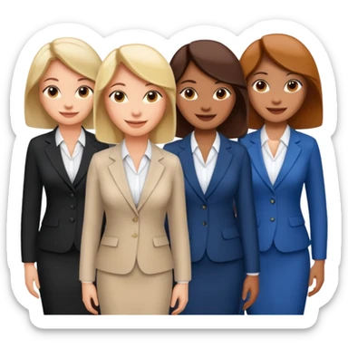 Empowered women sticker