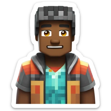 Ckshowyt1131 minecraft skin smiling  sticker