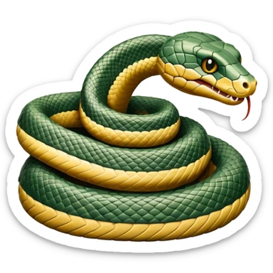 emotional damage of snake sticker