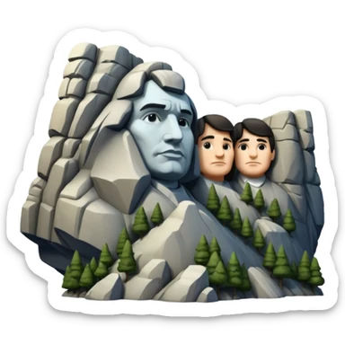 Mount Rushmore sticker