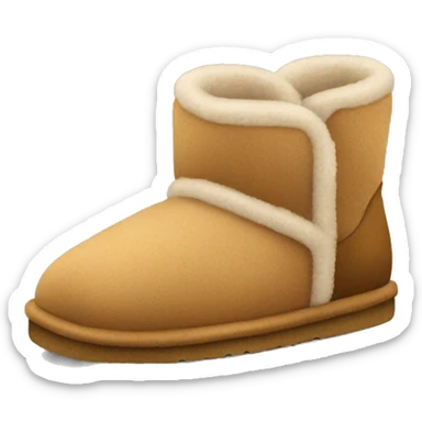UGG slippers and  sticker