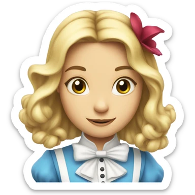 Alice in wonderland sticker