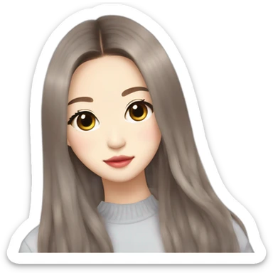 Korean idol Jennie Kim sticker