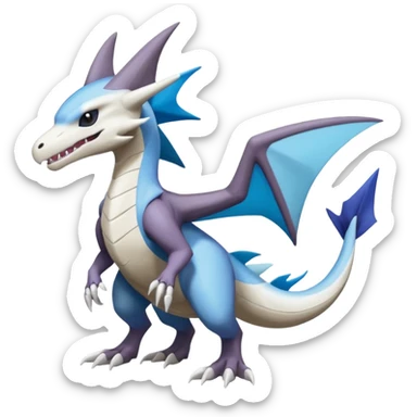 Noivern-Latios-Marowak-Lugia-Fakémon-hybrid-creature (full body)  sticker