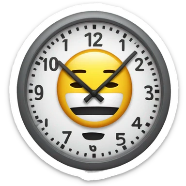 clocks which shows 11:55 and the deadline sign sticker