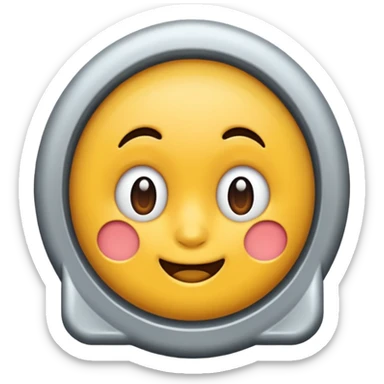 Berwarna putih berbulu dan lucu sticker