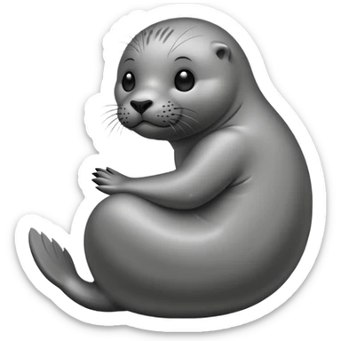seal with cycles sticker