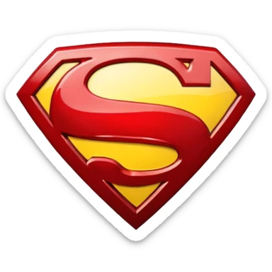 Superman logo sticker