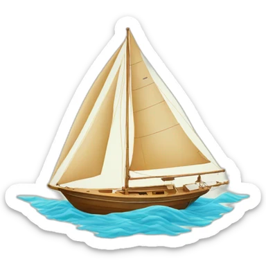 sailing-boat sticker