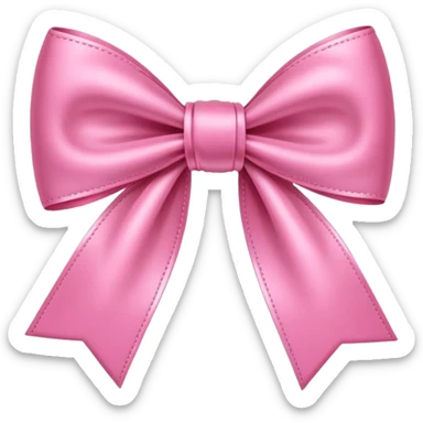 Cute pink Bow sticker