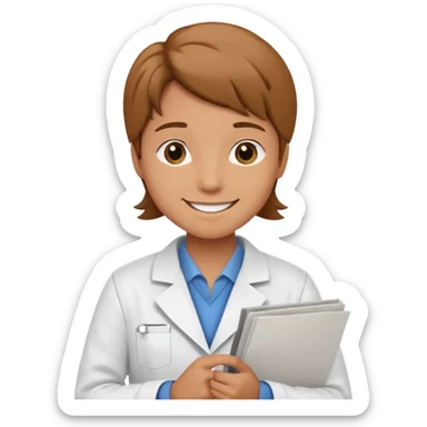 use the 3rd image, remove the face, and add some lines that would represent the text on the document sticker