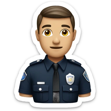 a police officer sticker