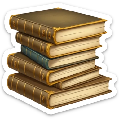 bunch of dirty old books sticker