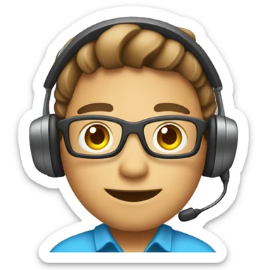 Customer service support tech  sticker