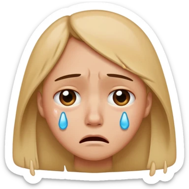 crying sticker