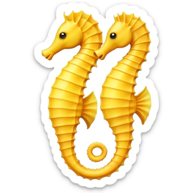 seahorse emoji sticker