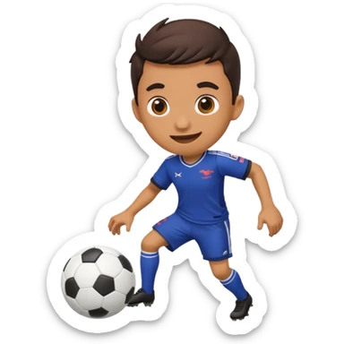 Red bull imogi for soccer match sticker