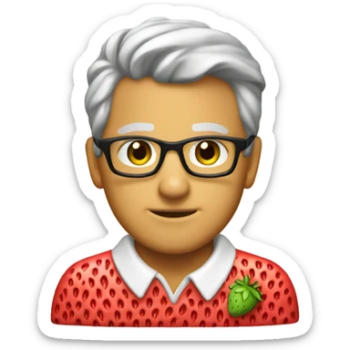 Coach strawberry bag sticker