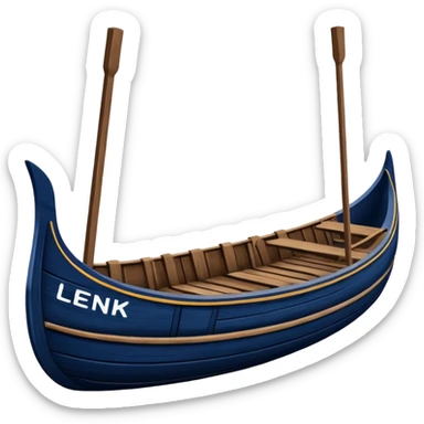 create an emoji of a gondola(cable car for a skiregion. dark navy blue colour and the word Lenk on it. sticker