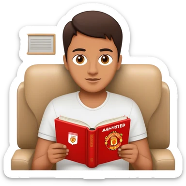 Fan of Manchester United and an avid book reader. Enjoys arthouse films sticker