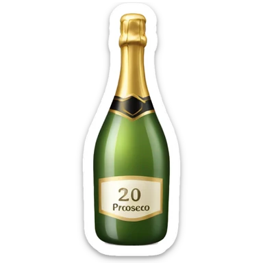Prosecco birthday  sticker